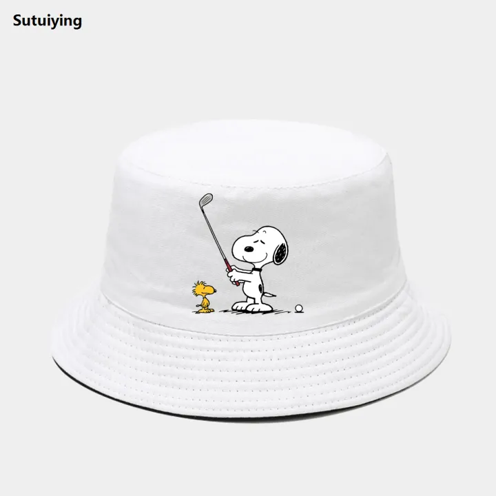 Sutuiying%201pc%20Snoopy%20Printed%20Bucket%20Hat%20Breathable%20Sun%20Hat%20Outdoor%20Sports%20Vacation%20Travel%20Foldable%20Fisherman%20Cap%20For%20Men%20Women%20Spr%20-%20Image%203