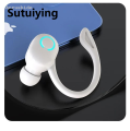Sutuiying Profesional Anrushide Wireless Headphones Bluetooth Earphone Ear-Hook Mini HIFI Bass Noise New style Cancelling Headset With Micropho Earbuds Sport Game Driving. 