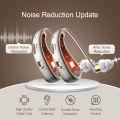 Rechargeable Hearing Aid Mini Adjustable Tone 2025 Best Sound Amplifier Portable Deaf Elderly RIC Hearing Aids. 