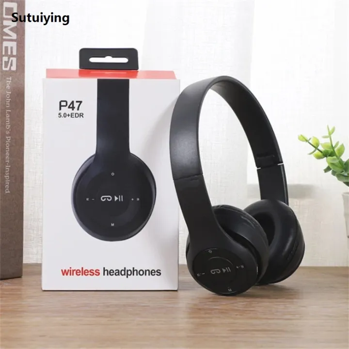 Sutuiying%20P47%20Wireless%20Bluetooth%20Headphone%20With%20Microphone%20Foldable%20Headsets%20Hot%20Selling%20Bass%20HiFi%20Sound%20Music%20Stereo%20Earphone%20For%20Smartphones%20TV%20Game%20-%20Image%206