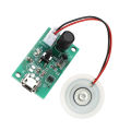 Ultrasonic Mist Maker Humidifier, 5V Atomization Disc 108KHz Mist Atomizer DIY Humidifier with PCB, DIY Mist Atomizer USB Board Ultrasonic Atomization Module for Home. 