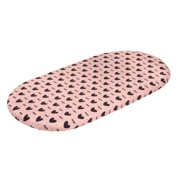 Modeow%20Universal%20Bassinet%20Sheet%20Soft%20Satin%20Baby%20Cradle%20Sheet%20with%20Cute%20Cartoon%20Print%20Fits%20Oval%20Round%20Rectangular%20Hourglass%20Mattresses%20Easy%20-%20Image%204