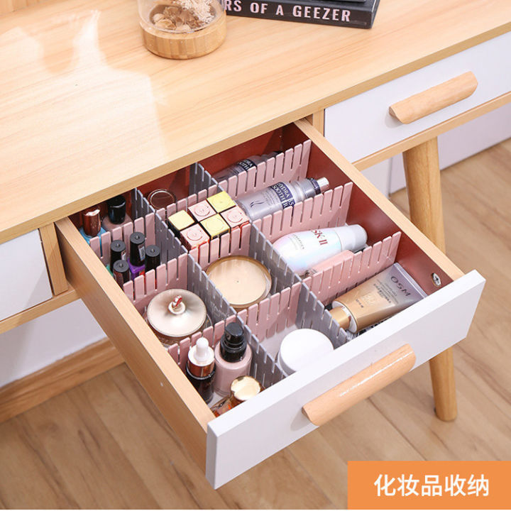 Drawer storage partition kitchen cabinet partition finishing office partition free combination artifact plastic manufacturers