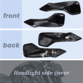 ARELENE Motorcycle Headlight Fairing Upper Nasal Mask Front Steering Signal Bracket for MT-07 MT07 2021-2023. 