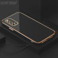 Hontinga for VIVO V19 Back Cover Luxury 6D Plating Frame Shiny Bling Soft Silicone Phone Case. 