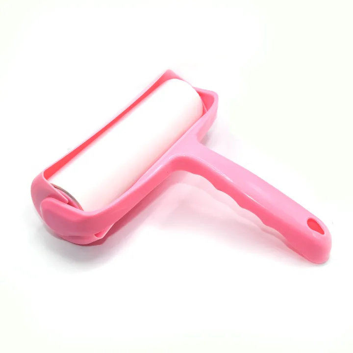 Washable Gel Lint Roller - Reusable Sticky Ball For Pet Hair Removal On Clothes & Furniture, Pink