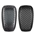 Dry Carbon Fiber Smart Remote Key Fob Bag for 2021-2023 External Remote Smart Key Fob 4 Button Key Replacement Parts Accessories. 