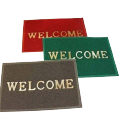 Set Of 3 Rubberized Pvc Welcome Doormat (18 X 30 Inch). 