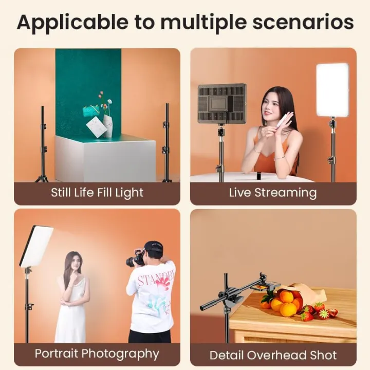 RL-19%20LED%20Video%20Light%20Panel%20Light%20With%20Tripod%20Square%20Diffuser%20Light%20With%20Stand%20Photography%20Lamp%20-%20Image%204