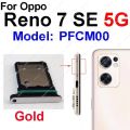 SIM Card Tray For OPPO Reno 7 7Lite 7SE 7Z 4G 5G Dual SIM Card Tray Slot Card Reader Holder Socket Replacement Parts. 