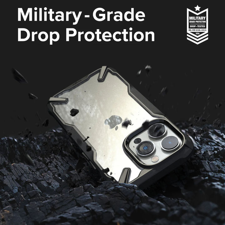 Ringke%20Fusion%20-%20X%20Clear%20Polycarbonate%20Back%20Panel%20And%20Flexible%20Tpu%20Frames%20Case%20For%20iPhone%2014%20Pro%20Max%20-%20Image%202