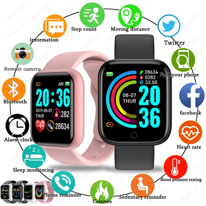 NEW%20WatchApple%20Redmi%20in%20Fitness%20Heart%20Rate%20Watch%202022Y68%20Smart%20Watch%20Men's%20Women's%20Smart%20Monitor%20Sports%20Band%20for%20Xiaomi%20Android%20iPhone%20-%20Image%202