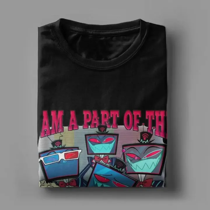 Casual%20Loose%20Fit%20T-Shirt%20T%20Crew%20Neck%20T%20Hotel%20Women's%20Vox%20Hazbins%20Shirt%20Vintage%20Short%20Sleeve%20Plus%20Size%20Shirt%20-%20Image%205
