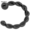 Wenefang 1Pcs C Shaped Nose Ring Hoop Septum Rings Twist U Shape Nose Piercing Piercing Oreja Pircing Jewelry Faux Piercing. 