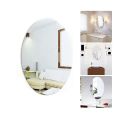 Soft Mirror Sticker Wall-Mounted Self-Adhesive Non-breakable Lenses. 