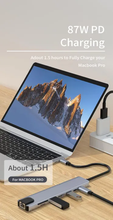 USB%20Type%20C%20Docking%20Station:%208-in-1%20Hub%20Adapter%20for%20Macbook%20Air,%20iPad,%20Laptop%20-%20Image%202