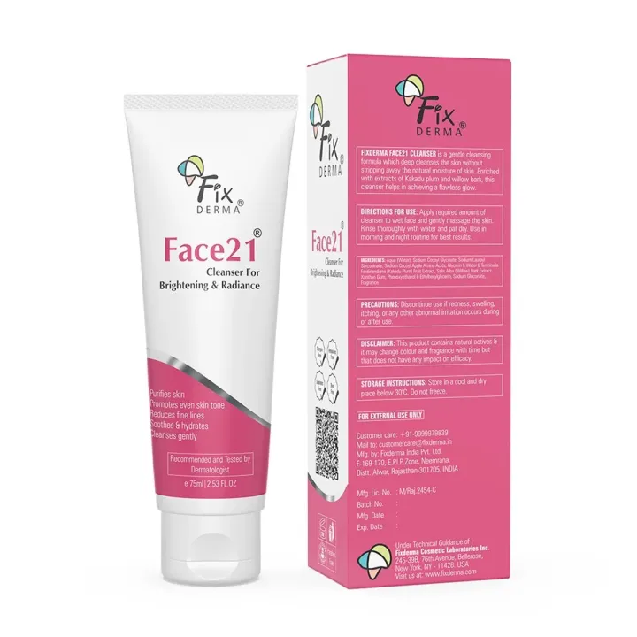 Fix%20Derma%20Face%2021%20Cleanser%2075%20ml%20%7C%20Facewash%20for%20Brightening%20&%20Radiance%20%7C%20Reduce%20Fine%20Lines%20-%20Image%206