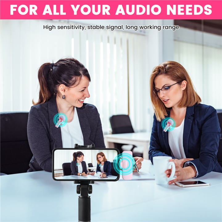 New%20Wireless%20Lavalier%20Microphone%20Portable%20Audio%20Video%20Recording%20Mini%20Microphone%20for%20PC%20Camera%20Live%20Gaming%20Phone%20-%20Image%202