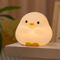 Duck Night Light, Cute Duck Lamp,Squishy Silicone Nightlight with 30 Minutes Timer, Rechargeable Bedside Lamp with Touch Easy Install Easy to Use. 