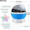 Cizzy Night Light Star Lamp Starry Sky Projector| Galaxy Projector Starry Sky Rotating LED Night Light| 360° Rotation LED Star Light Lamp Table Night Lamp with 8 Color Lights Projection. 