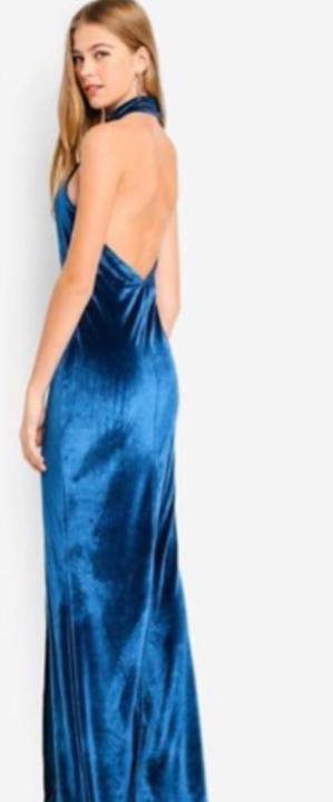 Missguided'%20Velvet%20Maxi%20Dress/Party%20Wear%20-%20Image%203