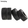 Sutuiying 1.9 Crawler Tires 1/10 RC Soft Rubber Mud Tyres 118mm With Foam Insert Fashion For RC Crawler Car Traxxas TRX4 Axial SCX10 SCX10 II RC4W. 