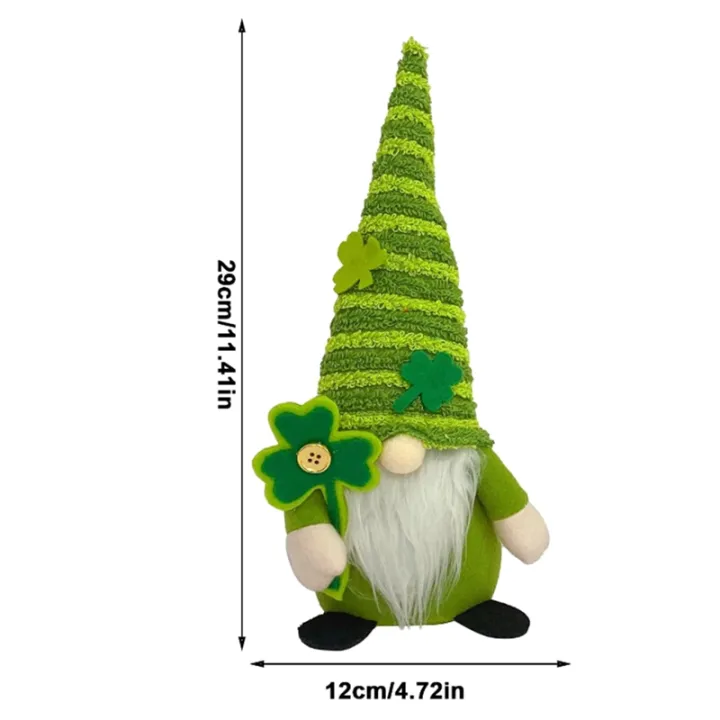 Saint%20'S%20Day%20Leprechaun%20Plush%20Decorations%20Irish%20Stuffed%20Gnome%20Doll%20Knomes%20Decoration%20Green%20Faceless%20Doll%20Decor%20Easy%20Install%20-B%20-%20Image%202