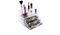 Cosmetic Organizer Makeup Storage Box And Lipstick Holder. 