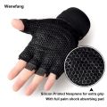 Wenefang 1Pair Weight Lifting Gym Workout Gloves with Wrist Wrap Support Palm Fifty percent discount Protection Weightlifting Training Fitness Exercise Pull Ups. 