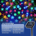 Solar Decorative Lights, Outdoor Waterproof 8 Modes, Cherry Blossom Lights, Christmas Garden Party Decoration. 