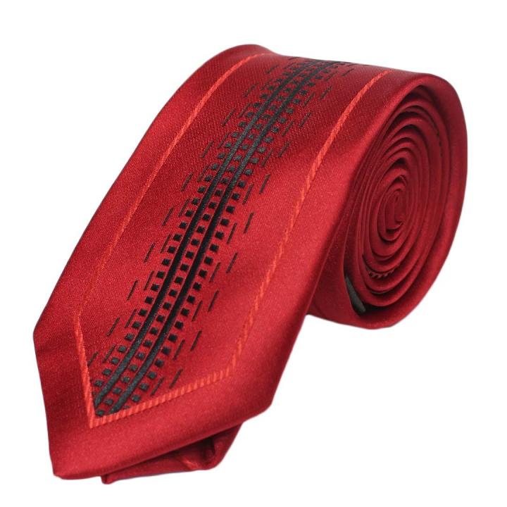 Red Dotted  Neck Tie For Men
