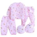 Newborn Baby Clothes Set Infant Cotton Summer Spring Fall Suit Outfit Baby And Kids Clothing Set 0-6M. 