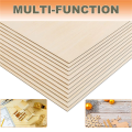 50Packs 4 X 4 Inch Plywood Sheets 1/16 Inch Thin Wood Sheets Craft Wood Board Plywood for Crafts. 