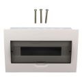 4 Way To 16 Way PVC DB Box, 4 Way, 7 Way, 12 Way And 16 Way PVC Distribution Box, Distribution Board PVC Surface. 