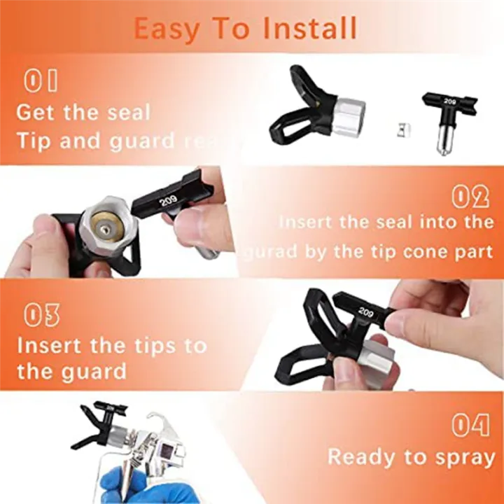 6Pcs%20Sprayer%20Tips%20with%20Seals%20Accessories%20Air-Less%20Tip%20Black,%20Air-Less%20Paint%20Sprayer%20Tips%20Replacement%20Parts%20for%20Most%20Spraying%20-%20Image%206