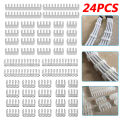 24Pcs/Set Cable Comb Clamp Cables Clip Organizer ATX 24Pin CPU 8Pin 6Pin Computer Wire Management Clip Sleeved Cable Manager. 