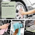 Microfiber Cleaning Cloth Roll 25x25 * 26  cm, Reusable and Washable Tear-Away Kitchen Towel Roll, Very Soft Cleaning Cloths for Home, Kitchen, Office, Electronics, Car Cleaning (Grey, 20 Pack). 