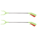 2X Clamp Waste Collector Garbage Claw Garbage End Tool Garden 60CM. 