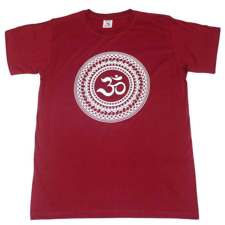 Om Printed Cotton T-shirt For Men