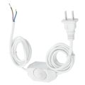 fasdaga 5X White Lamp Power Cord W Dimmer Switch AC 250V/110V US Plug. 