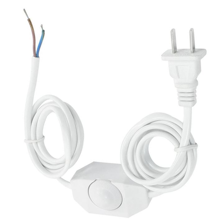 fasdaga%205X%20White%20Lamp%20Power%20Cord%20W%20Dimmer%20Switch%20AC%20250V/110V%20US%20Plug%20-%20Image%203
