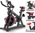 Exercise Spin Bike/ Seat Adjustable Exercise Spin Bike With Tension Adjustable | Lcd Display Spin Exercise Bike. 