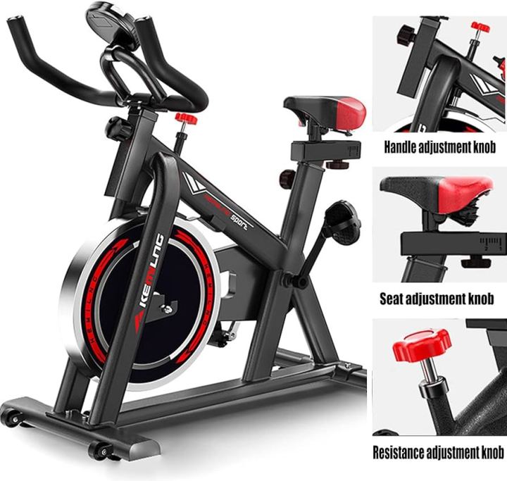 Exercise%20Spin%20Bike/%20Seat%20Adjustable%20Exercise%20Spin%20Bike%20With%20Tension%20Adjustable%20%7C%20Lcd%20Display%20Spin%20Exercise%20Bike%20-%20Image%202