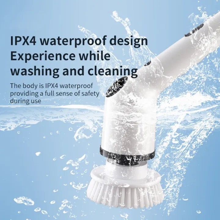 Cordless%20Electric%20Spin%20Scrubber%20360%20Degrees%203%20Speeds%20Power%20Cleaning%20Brush%20Scrubber%20with%208%20Replaceable%20Brush%20Heads%20and%20Adjustable%20Extension%20Arm%20for%20Bathroom%20Floor%20Shower%20Bathtub%20Glass%20Car%20-%20Image%206