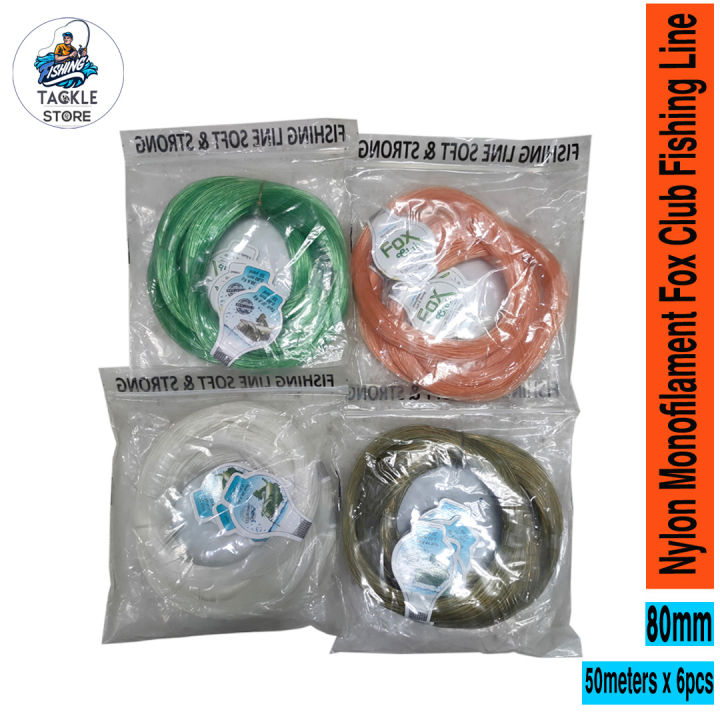 Nylon Monofilament Fox Club Fishing Line 80mm