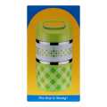 Multicolor Color 2 Layer Lunch Box. 