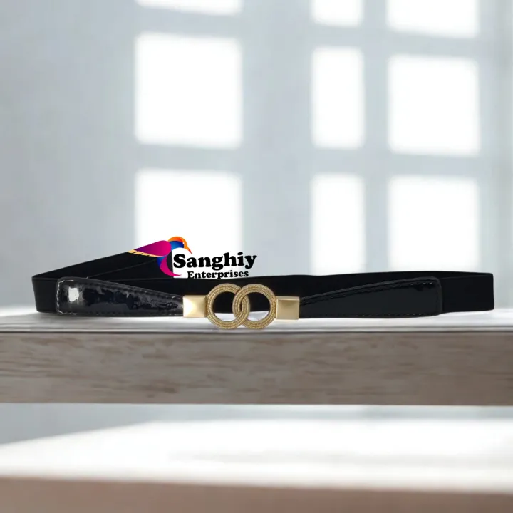 Women's%20High%20Waist%20Rose%20Floral%20Fashion%20Skinny%20Stretch%20Belt%20-%20Image%204