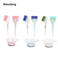 Wenefang Professional Hair Dyeing Set For Salon Barber Coloring Hair Dye Brush And Bowl Fashion Hairstyle Design Tool. 