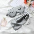 Silk Eye Mask for Women Men Elastic Band Cute Sleep Eye Cover Mask Antifaz Para Dormir Travel Blindfold. 