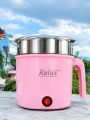 MTS Multifunctional Cooking Electric Pot Electric Cooking Pot, Rapid Noodles Maker, 1.8L Steel Mini Hot Pot Food Steamer Momo Maker 450W. 